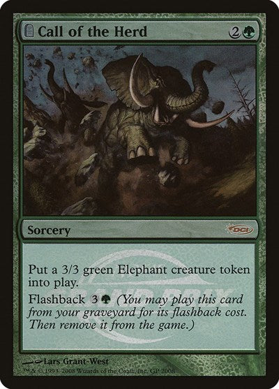 Call of the Herd (Promos: Grand Prix) Medium Play Foil