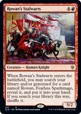 Rowan's Stalwarts (Throne of Eldraine) Medium Play