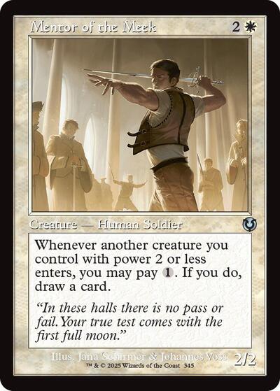 Mentor of the Meek (Retro Frame) (Innistrad Remastered) Near Mint Foil