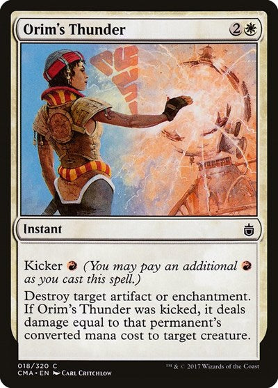 Orim's Thunder (Commander Anthology) Medium Play