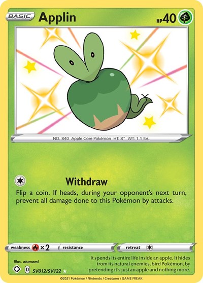 Applin (Shining Fates: Shiny Vault) Near Mint Holofoil