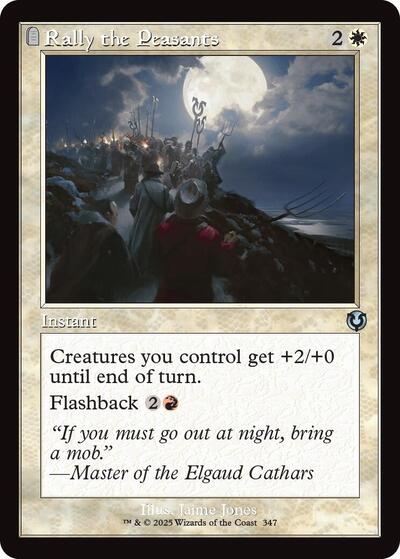Rally the Peasants (Retro Frame) (Innistrad Remastered) Near Mint
