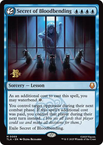 Secret of Bloodbending (Promos: Prerelease Cards) Near Mint Foil