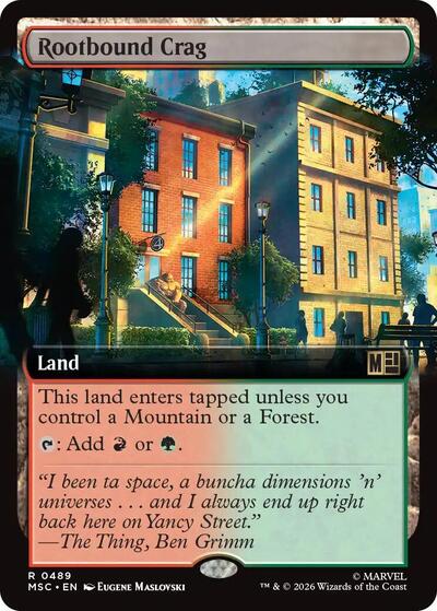 Rootbound Crag  Extended Art|2|0|0.00