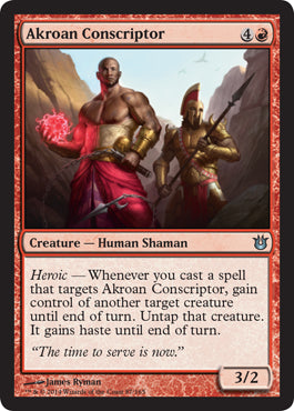 Akroan Conscriptor (Born of the Gods) Damaged / Poor