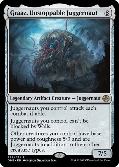 Graaz, Unstoppable Juggernaut (Phyrexia: All Will Be One) Light Play