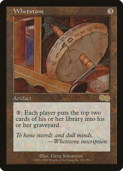 Whetstone (Urza's Saga) Light Play