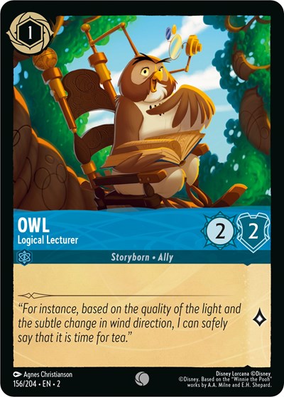 Owl - Logical Lecturer (Rise of the Floodborn) Near Mint