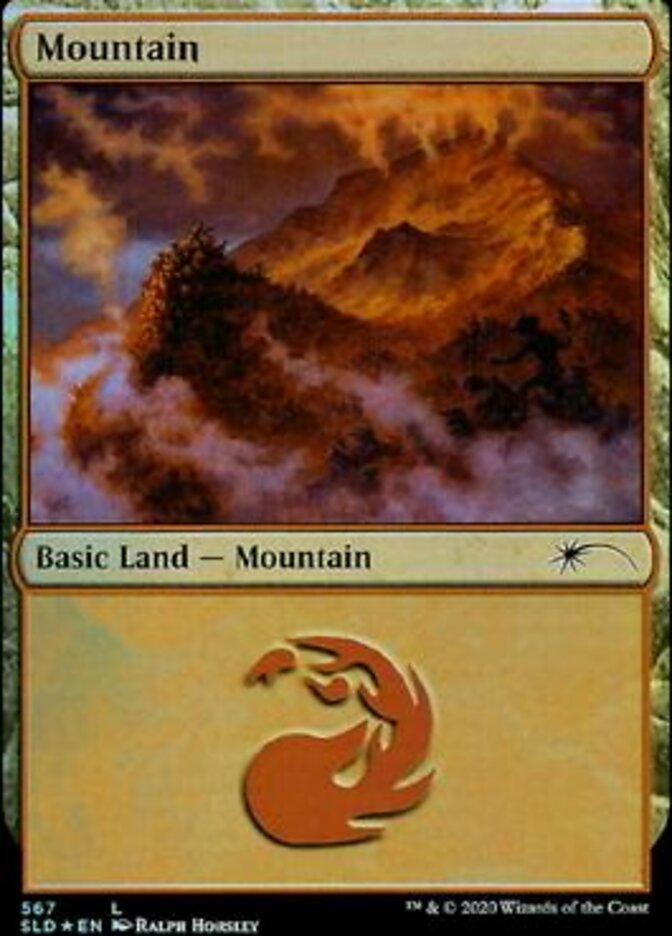 Mountain 567 (Secret Lair) Near Mint Foil