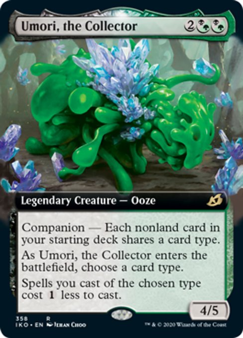 Umori The Collector (Extended Art) (Ikoria: Lair of Behemoths) Light Play Foil