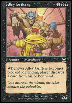 Alley Grifters (Mercadian Masques) Medium Play