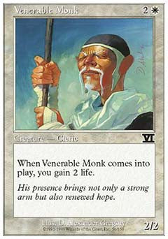 Venerable Monk (Classic 6th Edition) Damaged / Poor