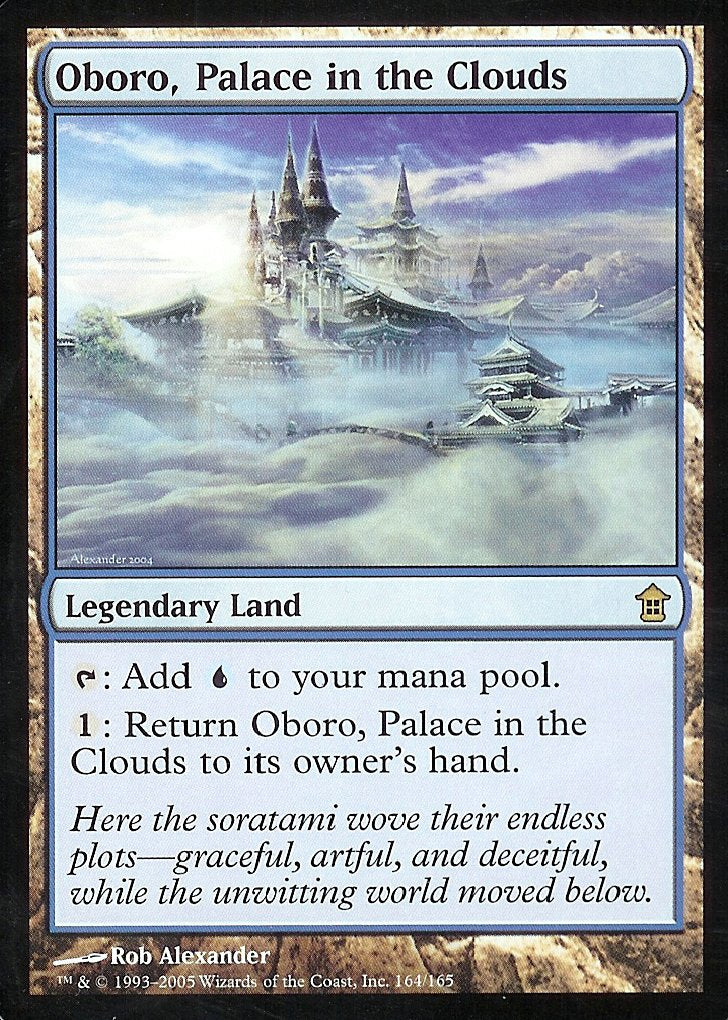 Oboro, Palace in the Clouds (Saviors of Kamigawa) Medium Play Foil