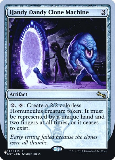 Handy Dandy Clone Machine (The List) Light Play Foil