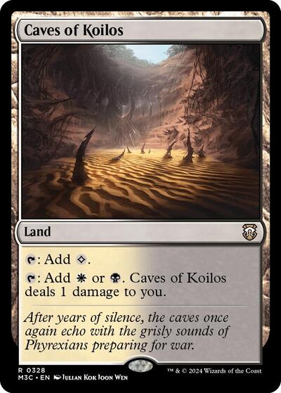 Caves of Koilos (Ripple Foil) (Commander: Modern Horizons 3) Light Play Foil