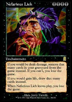 Nefarious Lich (Odyssey) Light Play