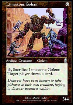 Limestone Golem (Odyssey) Light Play Foil