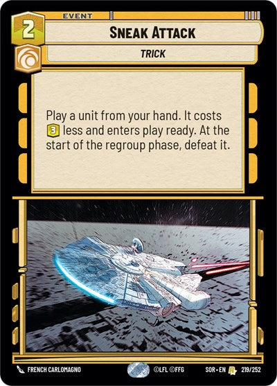 Sneak Attack (Spark of Rebellion) Near Mint Foil