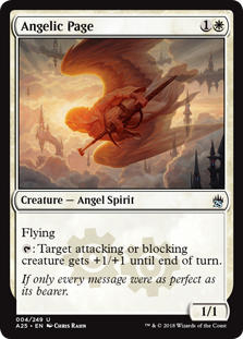 Angelic Page (Masters 25) Light Play Foil