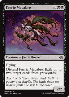 Faerie Macabre (Duel Decks Anthology: Garruk vs Liliana) Light Play