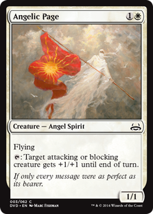 Angelic Page (Duel Decks Anthology: Divine vs Demonic) Medium Play