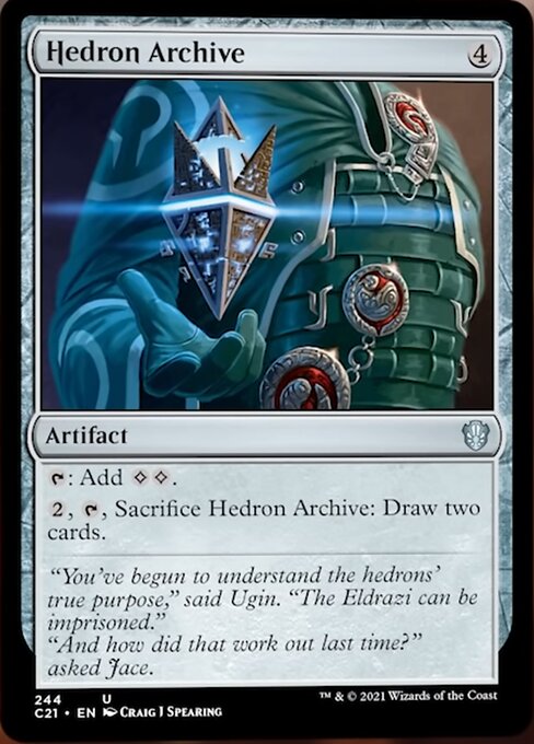 Hedron Archive (Commander 2021 Strixhaven) Light Play