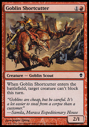 Goblin Shortcutter (Zendikar) Near Mint