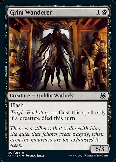 Grim Wanderer (Adventures in the Forgotten Realms) Light Play