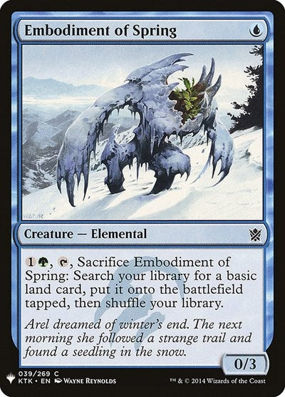 Embodiment of Spring (Mystery Booster) Near Mint