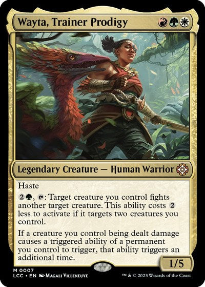 Wayta, Trainer Prodigy (Commander: The Lost Caverns of Ixalan) Light Play Foil