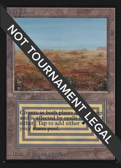 Scrubland (IE) (International Edition) Near Mint