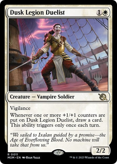 Dusk Legion Duelist (Promo Pack: March of the Machine) Light Play Foil