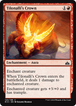 Tilonalli's Crown (Rivals of Ixalan) Light Play