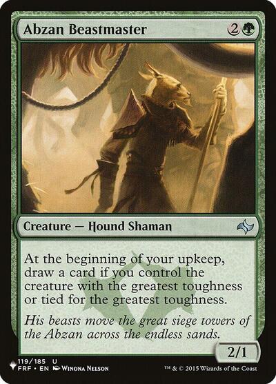 Abzan Beastmaster (The List) Near Mint
