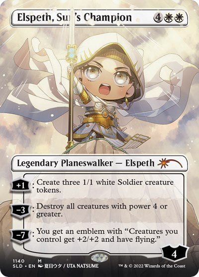 Elspeth, Sun's Champion (Borderless) (Secret Lair) Near Mint Foil