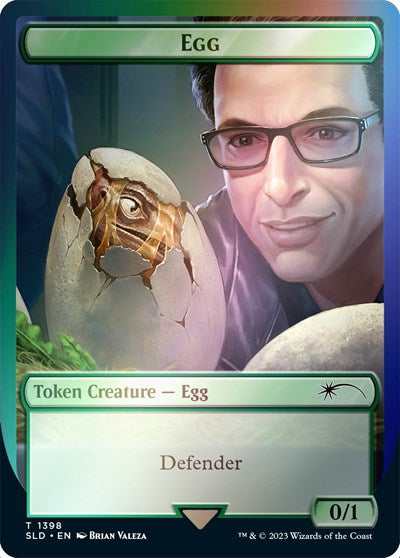 Egg Token (Rainbow Foil) (Secret Lair) Near Mint Foil