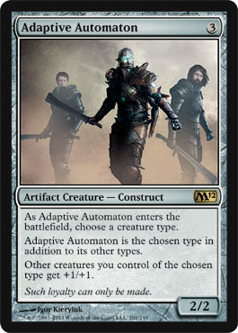 Adaptive Automaton (Magic 2012 Core Set) Light Play Foil