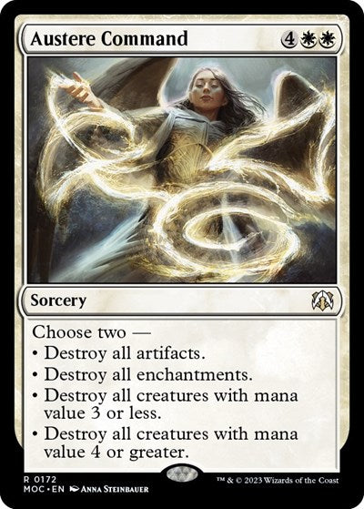 Austere Command (Commander: March of the Machine) Light Play
