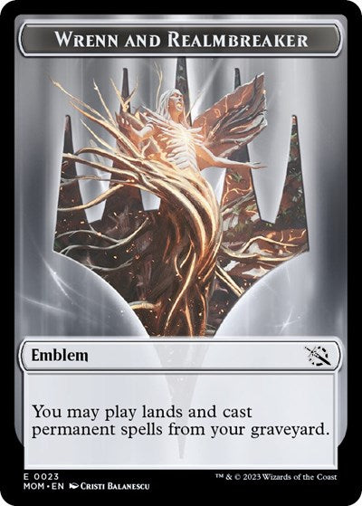 Emblem - Wrenn and Realmbreaker (March of the Machine) Near Mint