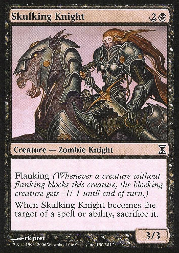 Skulking Knight (Time Spiral) Light Play