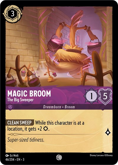 Magic Broom - The Big Sweeper (Into the Inklands) Near Mint