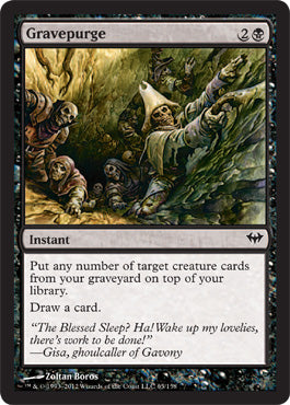 Gravepurge (Dark Ascension) Light Play
