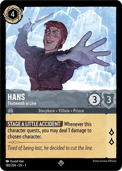 Hans - Thirteenth in Line (The First Chapter) Near Mint Cold Foil