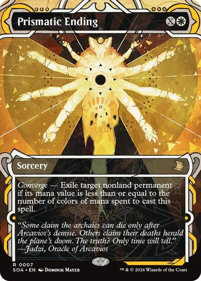 Prismatic Ending (Secrets of Strixhaven: Mystical Archive) Light Play Foil