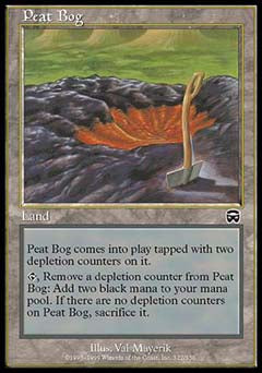 Peat Bog (Mercadian Masques) Medium Play Foil