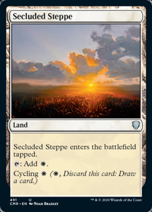 Secluded Steppe (Commander 2020 Commander Legends) Near Mint
