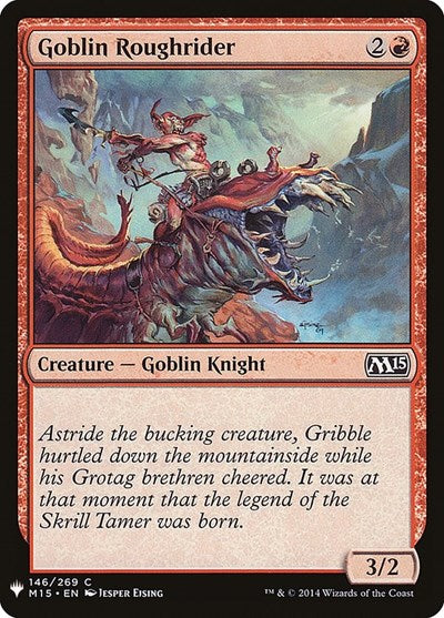 Goblin Roughrider (Mystery Booster) Near Mint