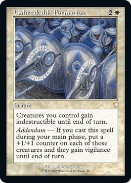 Unbreakable Formation|0|0|0.00