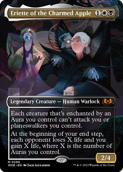 Eriette of the Charmed Apple (Borderless) (Wilds of Eldraine) Light Play
