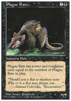 Plague Rats (5th Edition) Light Play